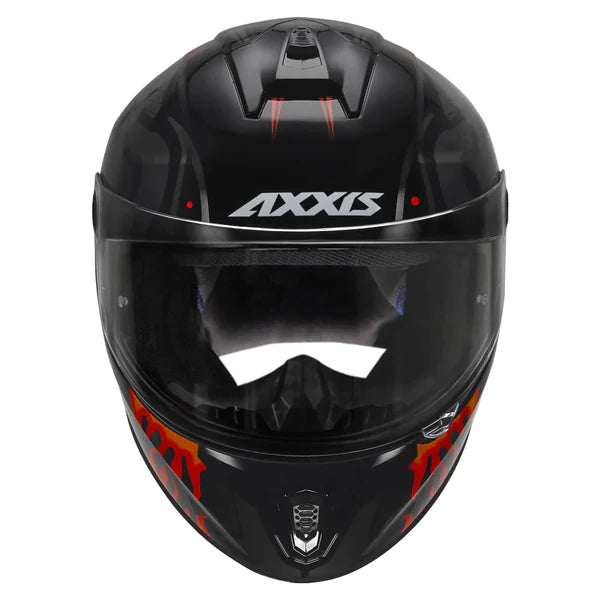 Axxis Draken S Maori Devil Helmet Black & Red color - ItZspeed
