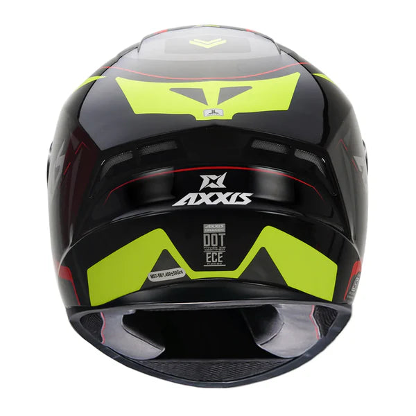 Axxis Draken Wind Helmet Black & Yellow color - ItZspeed