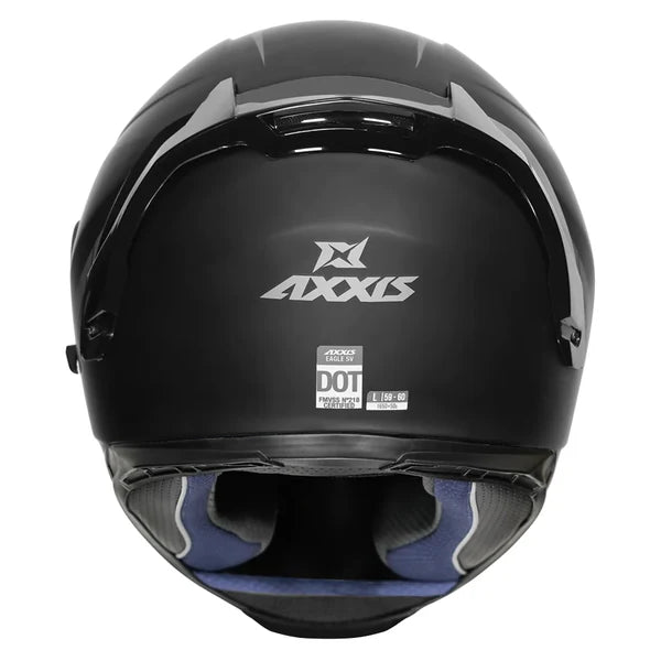 Axxis Eagle Soild Helmet Matt Black - ItZspeed