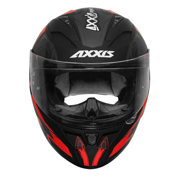 Axxis Segment Arrows Helmet Glossy Black & Red Color - ItZspeed