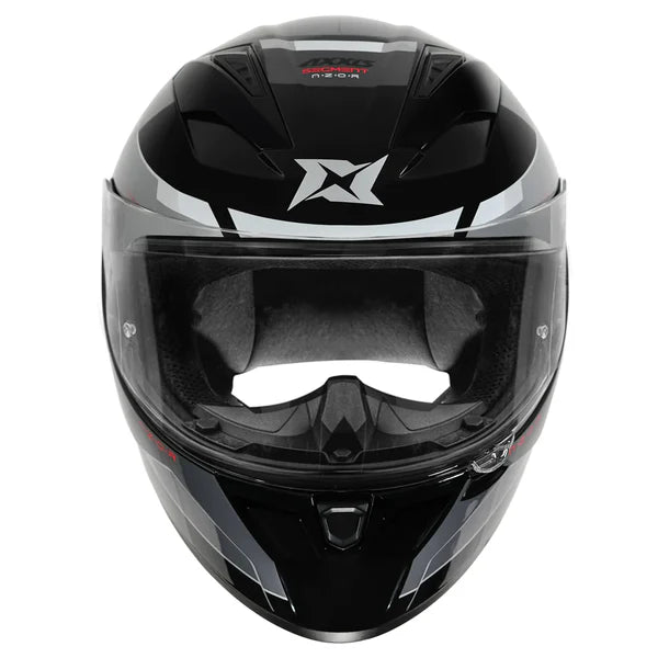 Axxis Segment Azor Helmet Glossy Black & Grey - ItZspeed