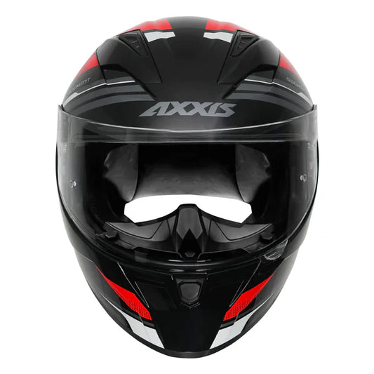Axxis Segment Visual Helmet Black & Red - ItZspeed