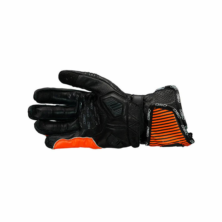 DSG Race Pro V1 Riding Glove Black Red Fluo White - ItZspeed
