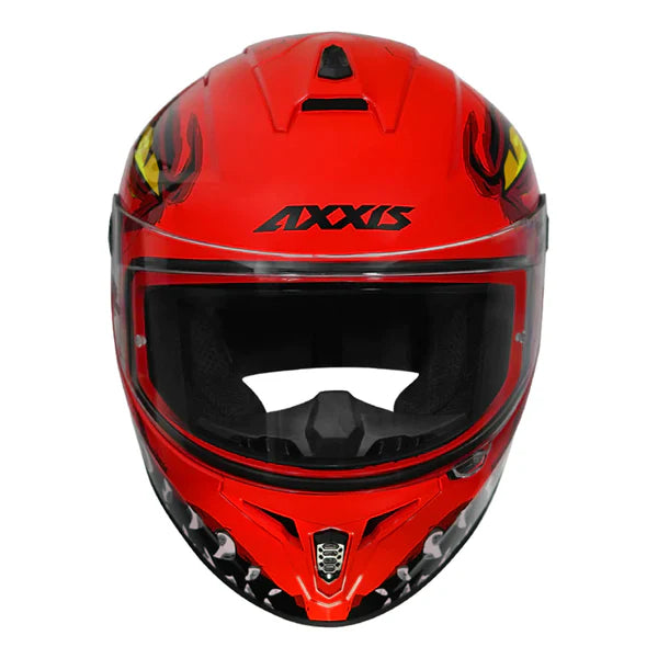 Axxis Draken Forza Helmet Red color - ItZspeed