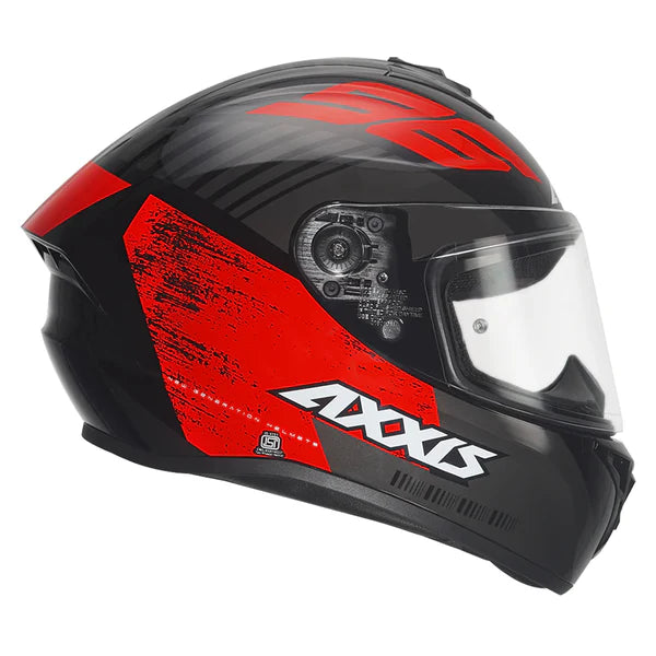 Axxis Draken S Z96 Helmet in Black & Red Color - ItZspeed