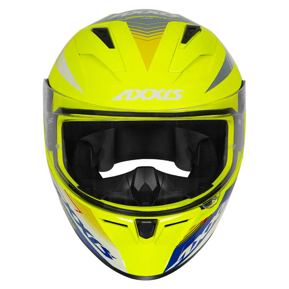 Axxis Segment Crox Helmet Lime Green Color - ItZspeed