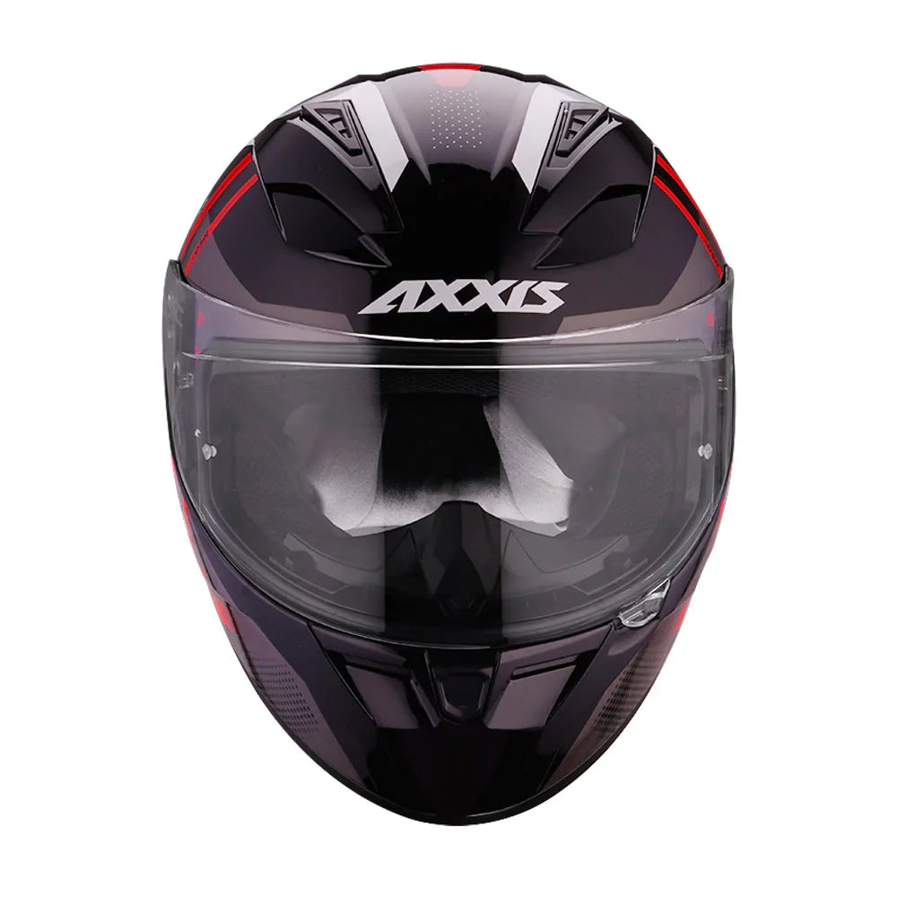 Axxis Segment Leders Helmet Glossy Black & Red color - ItZspeed