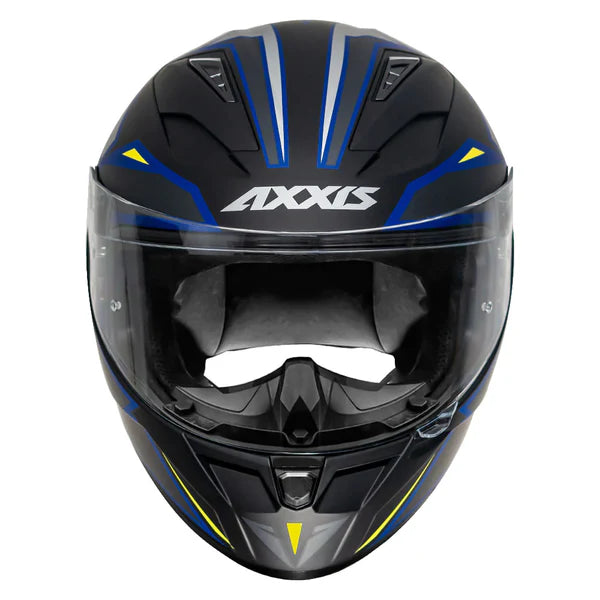 Axxis Segment Mad Helmet Blue & black color - ItZspeed