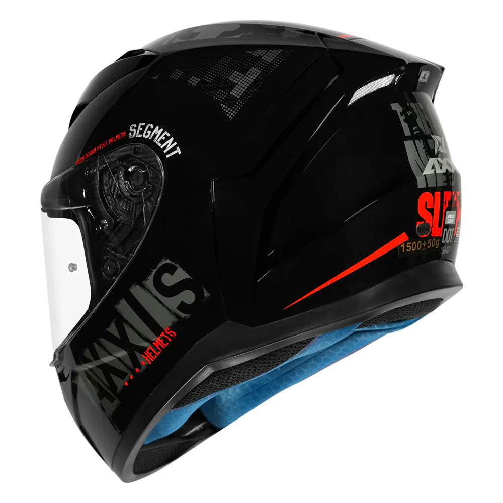 Axxis Segment NYC Helmet B5 Glossy Black - ItZspeed