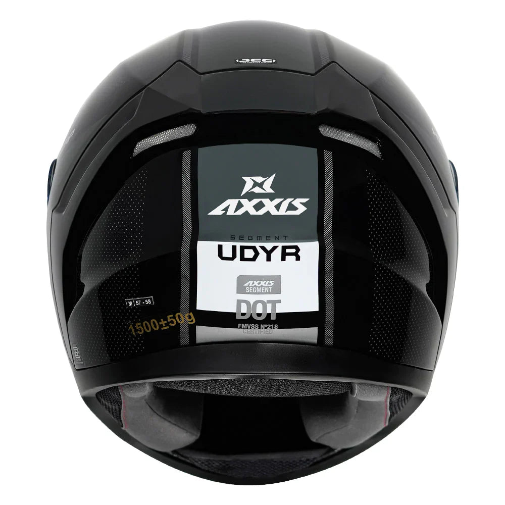 Axxis Segment Udyr Helmet Black & White - ItZspeed
