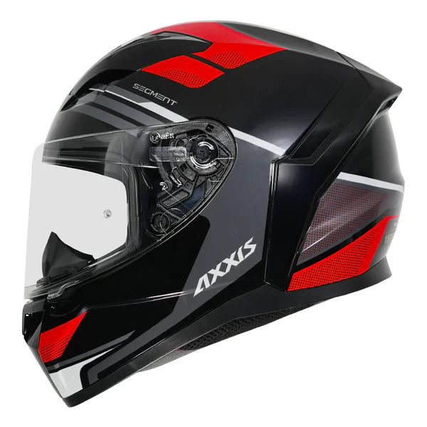 Axxis Segment Visual Helmet Black & Red - ItZspeed