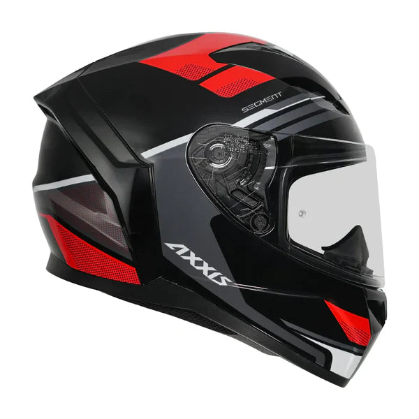 Axxis Segment Visual Helmet Black & Red - ItZspeed