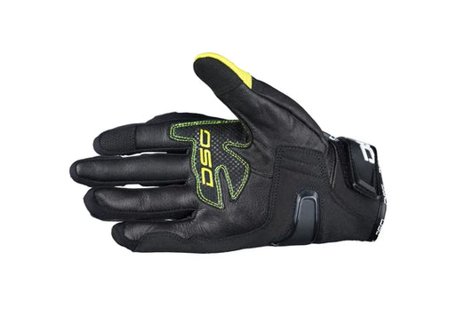 DSG Carbon X Glove Black & Fluro Yellow - ItZspeed