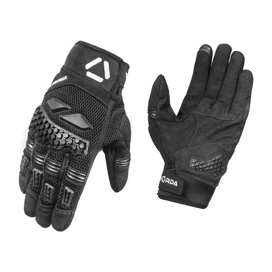Korda Flite Short Cuff Riding Gloves Black color - ItZspeed