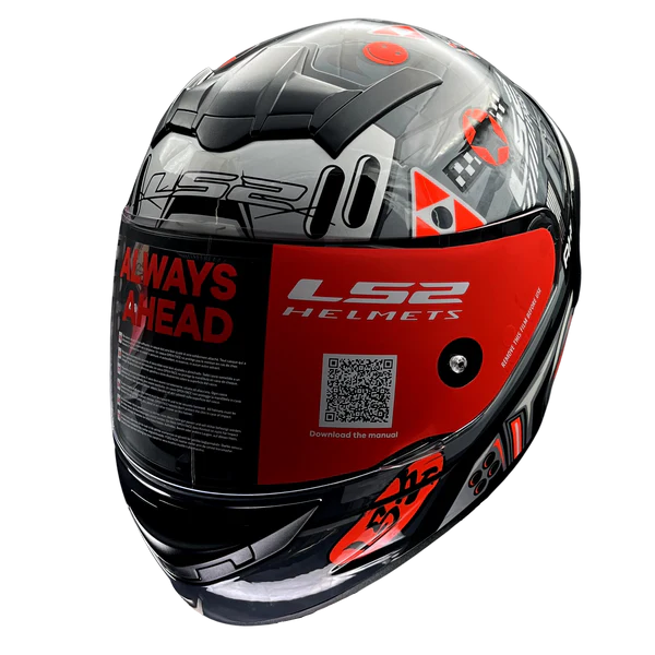 LS2 FF352 Rookie Big One Grey HI VIZ Oragne - ItZspeed