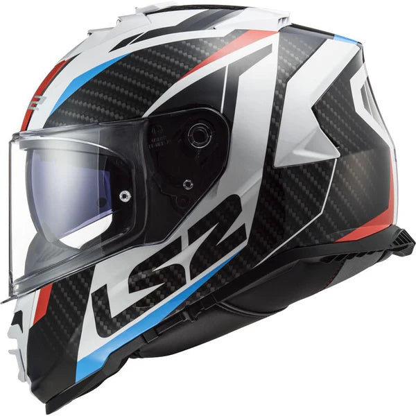 LS2 FF800 Storm II Racer Blue Red Gloss - ItZspeed