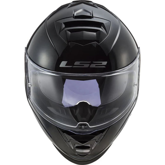 LS2 FF800 Storm Solid glossy black color - ItZspeed