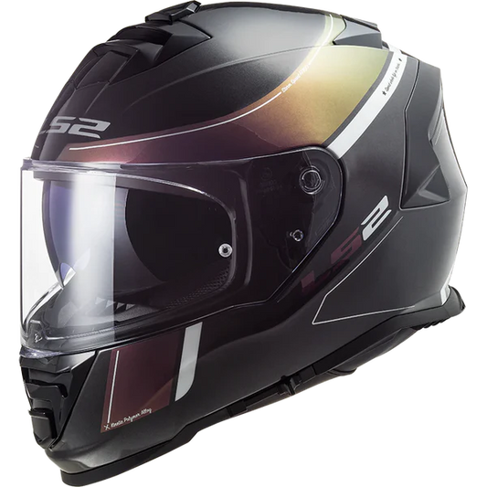 LS2 FF800 Storm Velvet Black Rainbow - ItZspeed