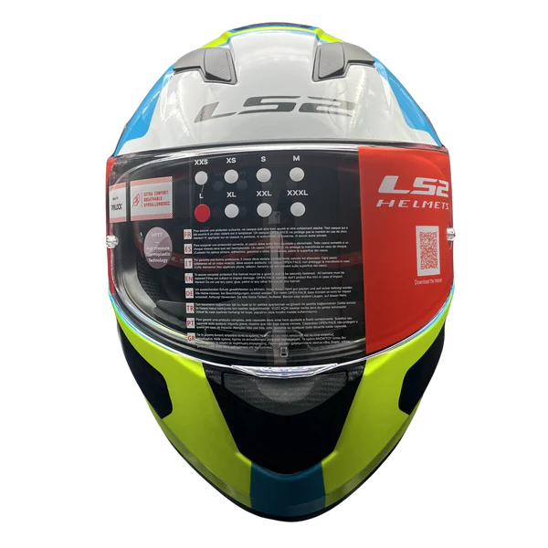 LS2 Stream evo Letails Blue/HI Viz Yellow - ItZspeed