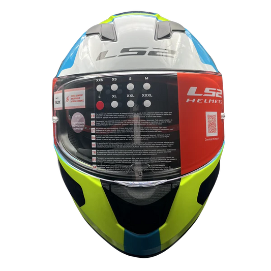 LS2 Stream evo Letails Blue/HI Viz Yellow - ItZspeed