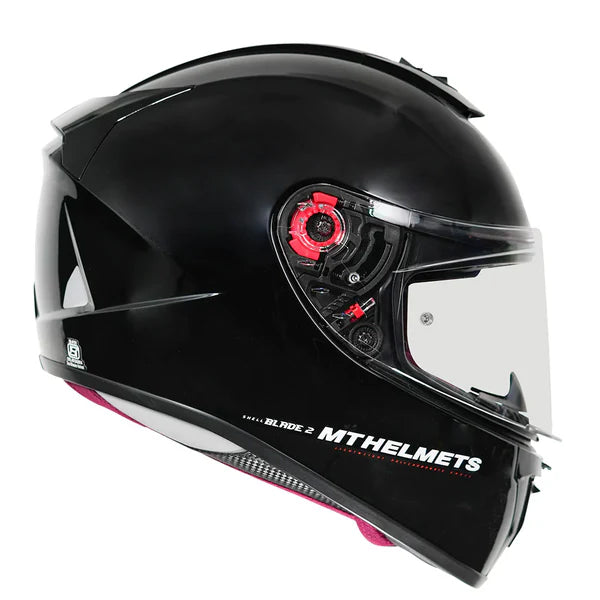 MT Blade 2 SV Solid Helmet Glossy Black - ItZspeed
