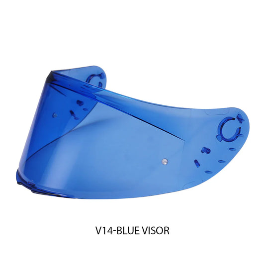 MT Helmet V14 Visor -HD Blue - ItZspeed