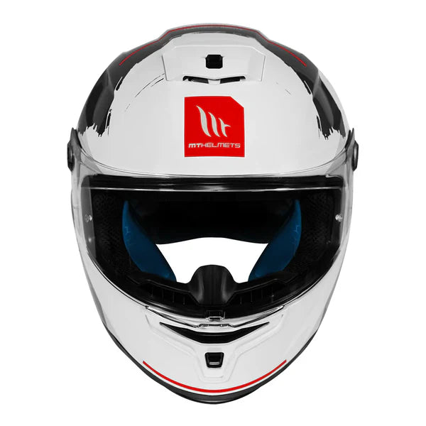 MT Hummer B Monti Helmet White Color - ItZspeed