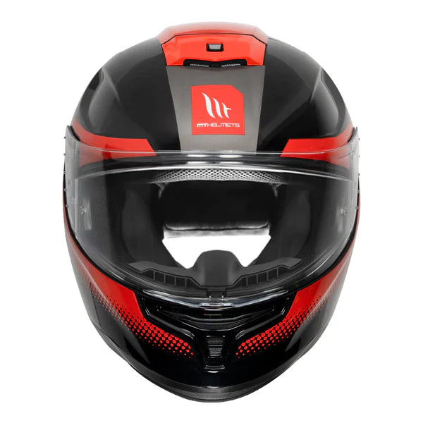 MT Hummer Brick Glossy Red Helmet - ItZspeed