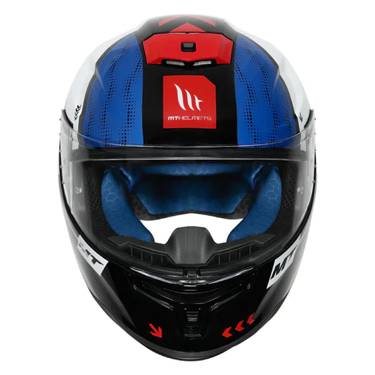 MT Hummer Flex Glossy white color Helmet - ItZspeed