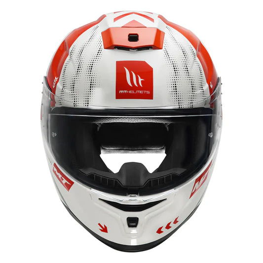 MT Hummer Flex Red color Helmet - ItZspeed