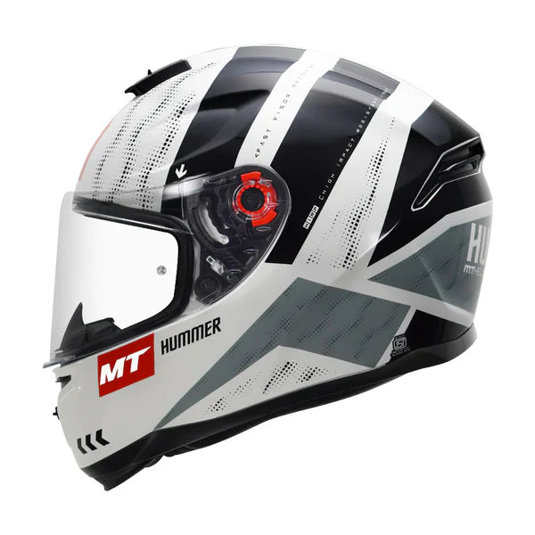 MT Hummer Flex Black color Helmet - ItZspeed