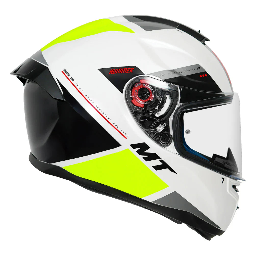 MT Hummer Mir Yellow Color Helmet - ItZspeed