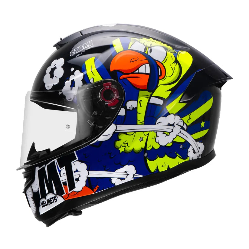 MT Hummer Otaku Helmet Black Color - ItZspeed