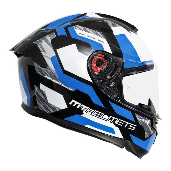 MT Hummer Scratch Helmet Blue Color - ItZspeed