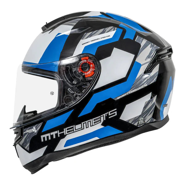 MT Hummer Scratch Helmet Blue Color - ItZspeed