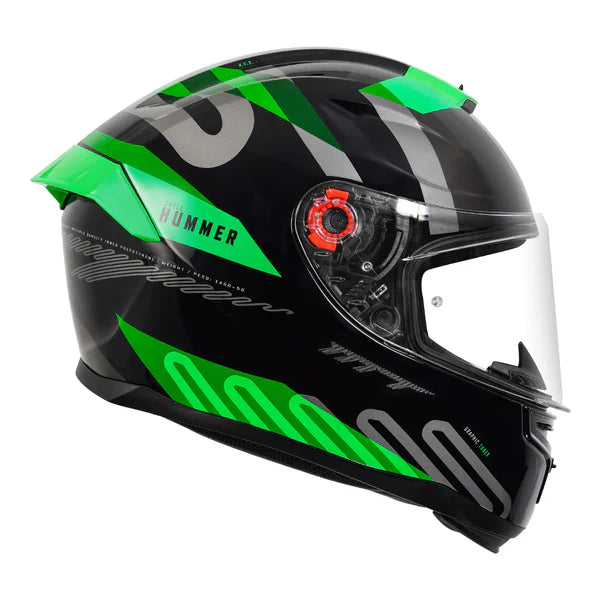 MT Hummer Tubex Helmet Fluorescent Green - ItZspeed