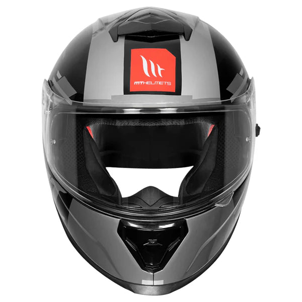 MT THUNDER 3 Pro Deep Helmet Glossy Grey Color - ItZspeed