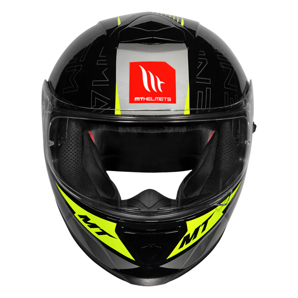 MT THUNDER 3 Pro Enigma Helmet Neon & Black Color - ItZspeed