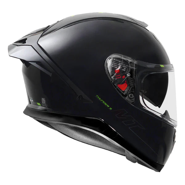 MT THUNDER 3 Pro Solid Helmet with Extra Smoke Visor - ItZspeed