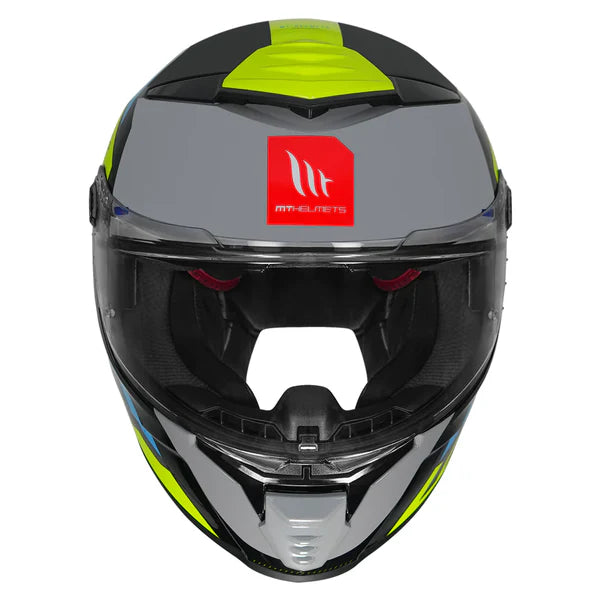 MT THUNDER 4 Ergo Gloss Grey Color Helmet - ItZspeed