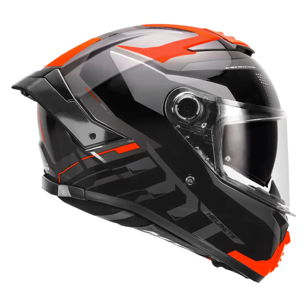 MT THUNDER 4 SV Goblin Glossy Black Helmet - ItZspeed