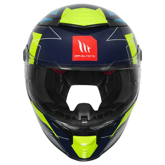 MT THUNDER 4 SV Mountain Gloss Blue Helmet - ItZspeed