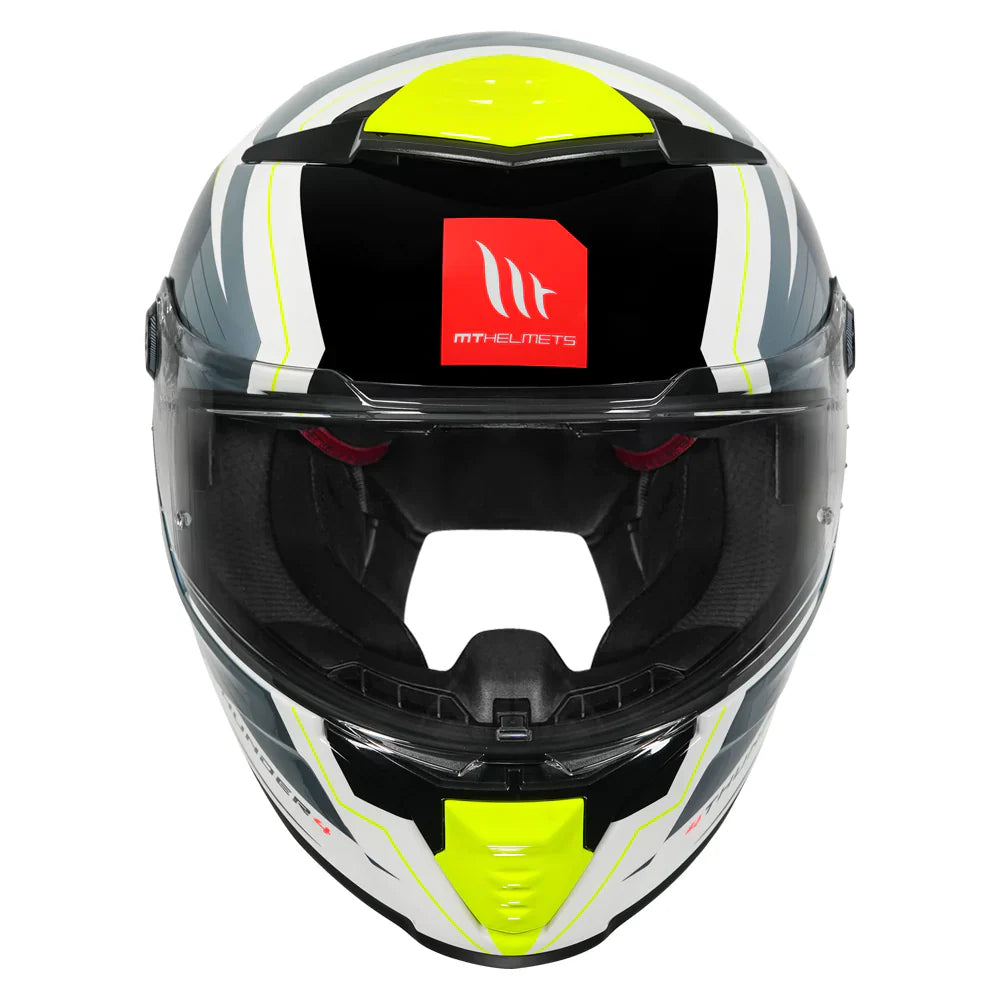 MT THUNDER 4 SV Pental Fluorescent Yellow & Blue Helmet - ItZspeed