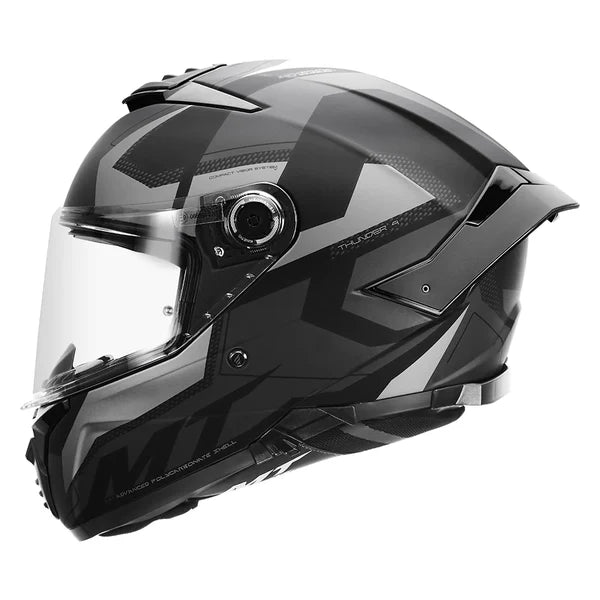 MT THUNDER 4 SV Valiant Helmet Matt Grey - ItZspeed