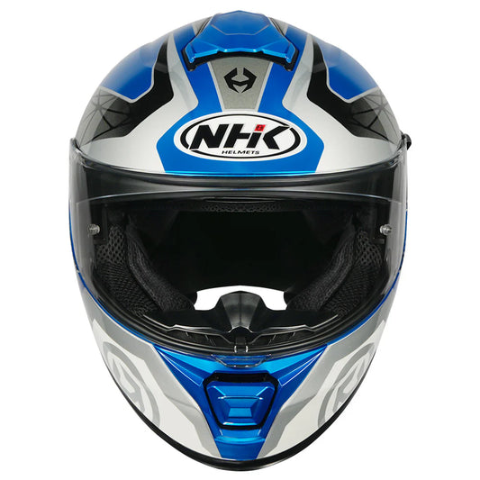 NHK K5R Commutrack Black & Blue Color Helmet - ItZspeed
