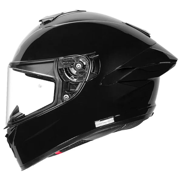NHK K5R Solid Gloss Black color helmet - ItZspeed