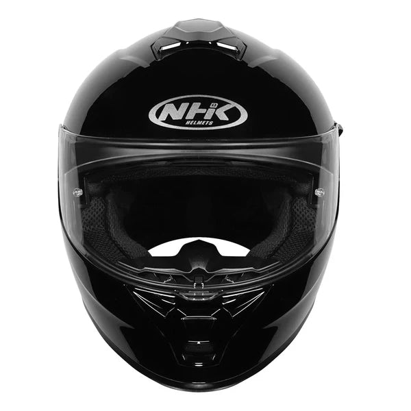 NHK K5R Solid Gloss Black color helmet - ItZspeed