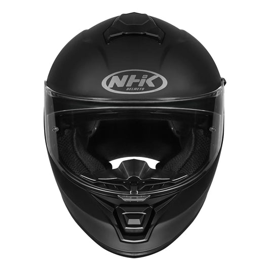 NHK K5R Solid Matt Black color helmet - ItZspeed