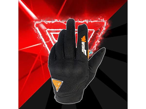 Night Wing Smart Motorcycle Gloves Black Color - ItZspeed