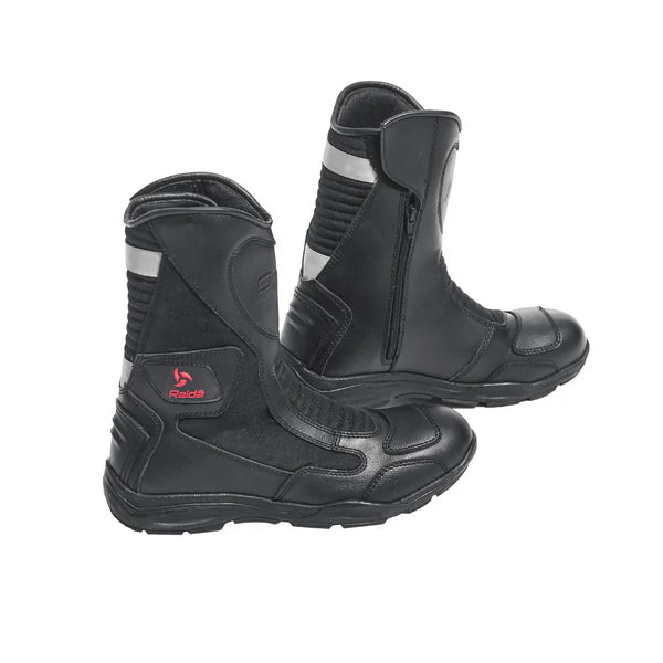 Raida Discover Motorcycle Boots Black color - ItZspeed